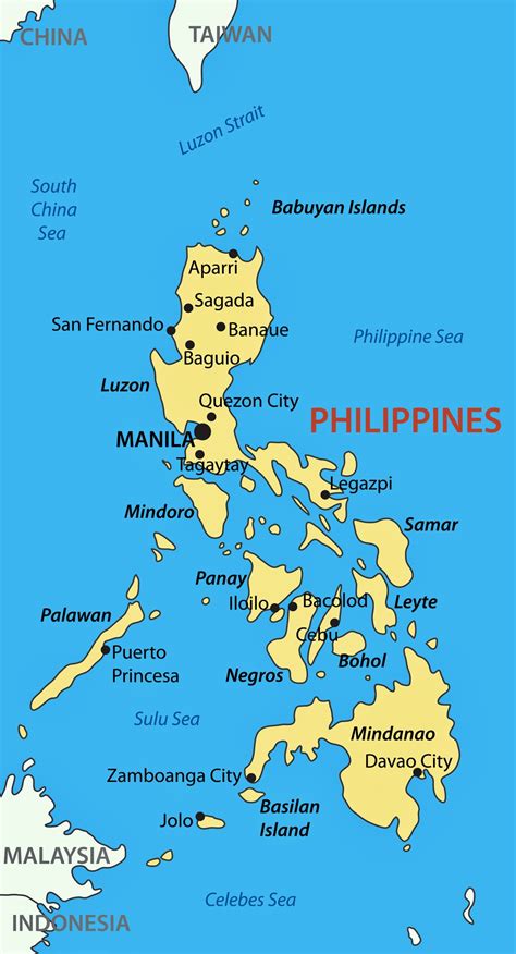 philippines map with cities|Philippines Map .